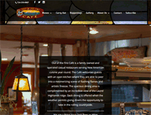 Tablet Screenshot of outofthefirecafe.com